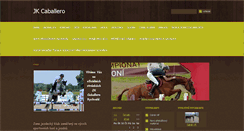 Desktop Screenshot of jkcaballero.cz